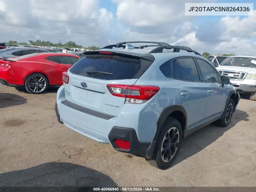 JF2GTAPC5N8264336 2022 Subaru Crosstrek Premium