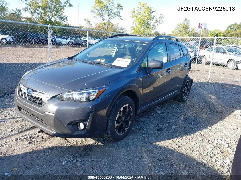 JF2GTACC6N9225013 2022 Subaru Crosstrek Premium