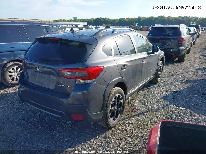 JF2GTACC6N9225013 2022 Subaru Crosstrek Premium