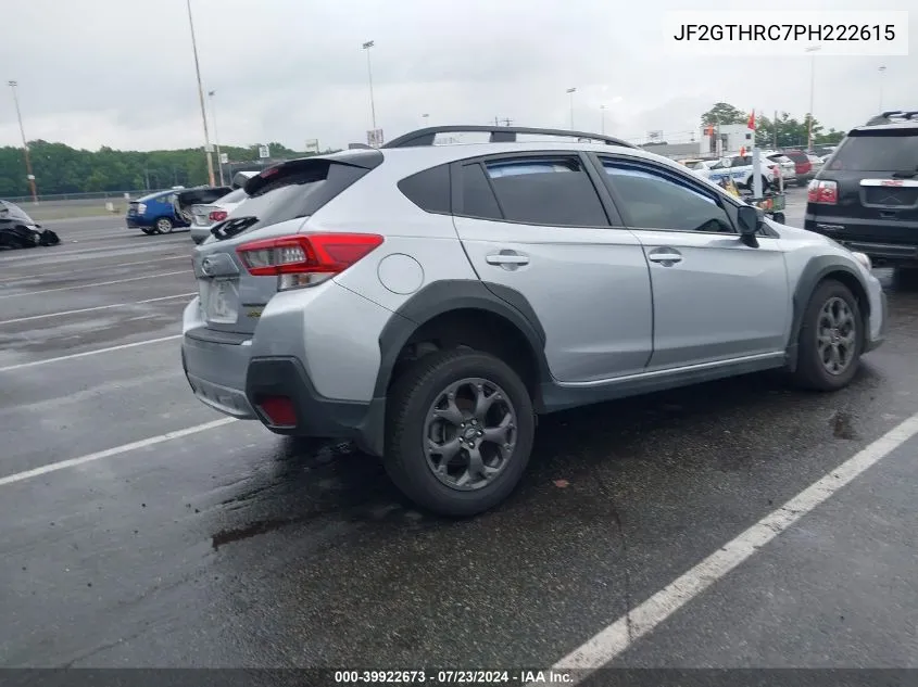 JF2GTHRC7PH222615 2023 Subaru Crosstrek Sport