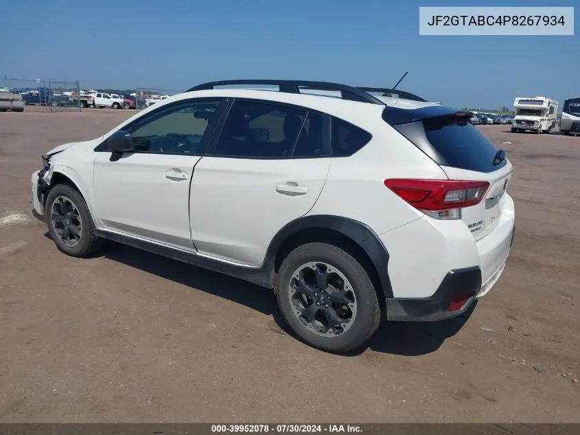 JF2GTABC4P8267934 2023 Subaru Crosstrek