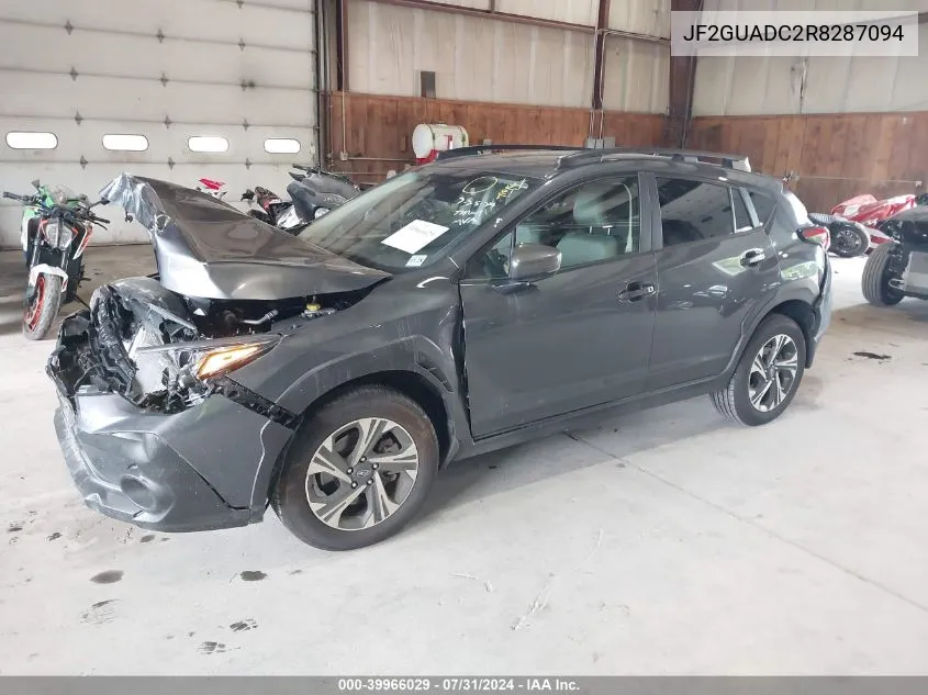 JF2GUADC2R8287094 2024 Subaru Crosstrek Premium