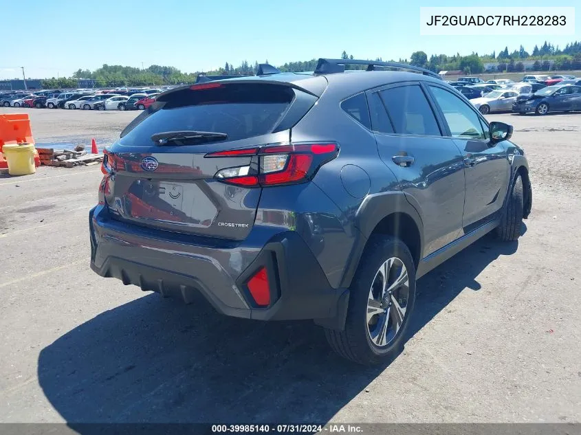 JF2GUADC7RH228283 2024 Subaru Crosstrek Premium