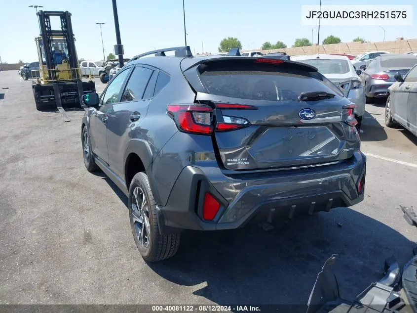 JF2GUADC3RH251575 2024 Subaru Crosstrek Premium