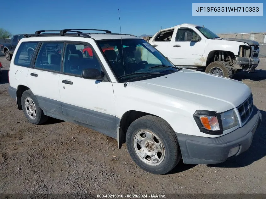 1998 Subaru Forester L VIN: JF1SF6351WH710333 Lot: 40215016