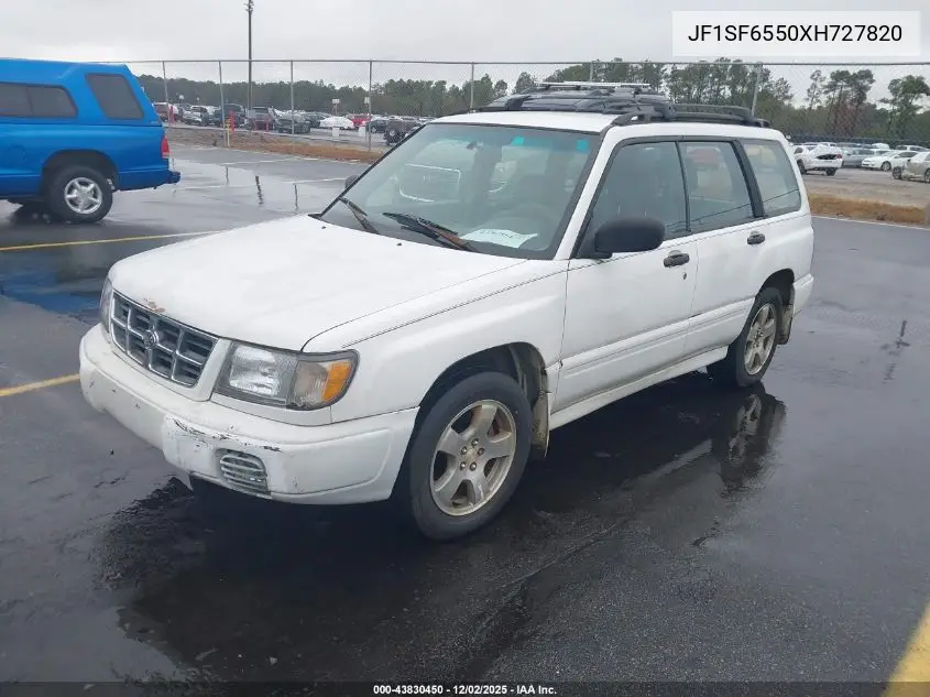 JF1SF6550XH727820 1999 Subaru Forester S