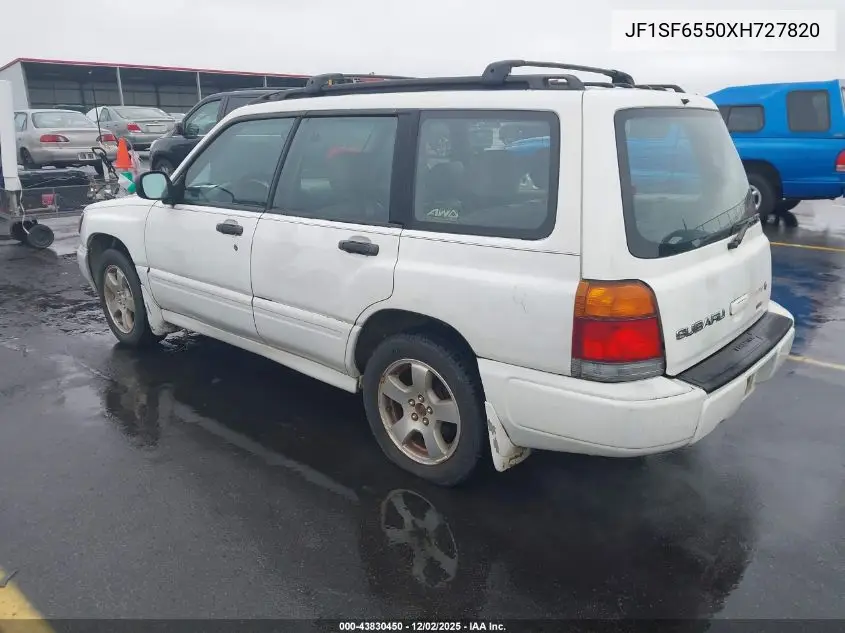 JF1SF6550XH727820 1999 Subaru Forester S