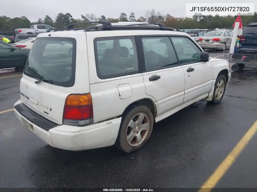 JF1SF6550XH727820 1999 Subaru Forester S