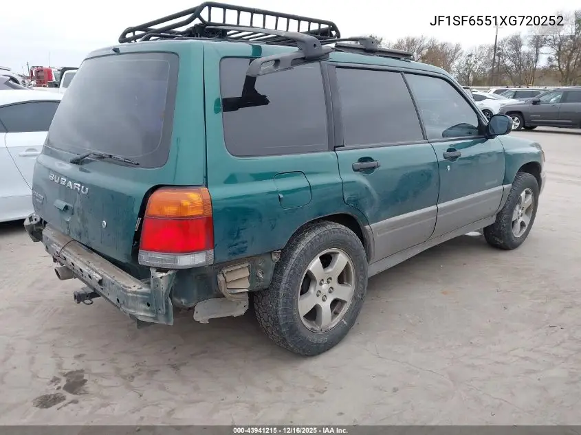 JF1SF6551XG720252 1999 Subaru Forester S