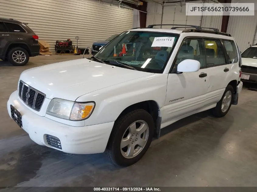 2001 Subaru Forester S VIN: JF1SF65621G739666 Lot: 40331714