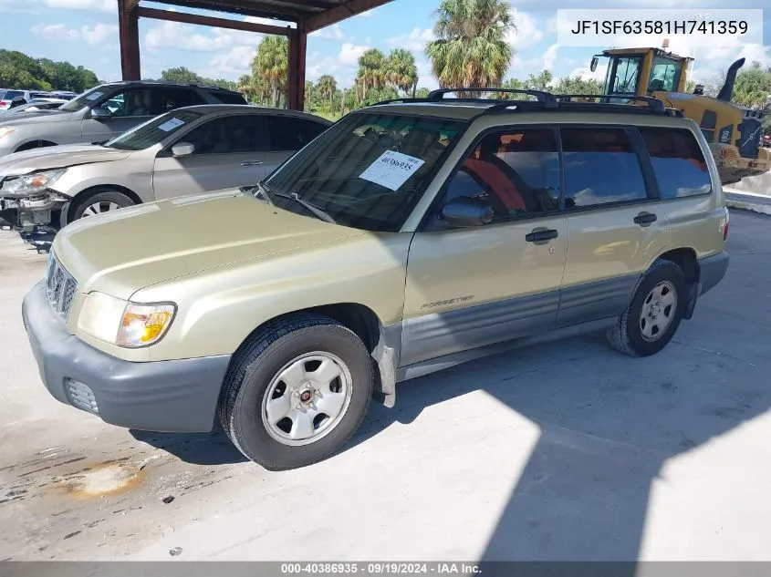 JF1SF63581H741359 2001 Subaru Forester L