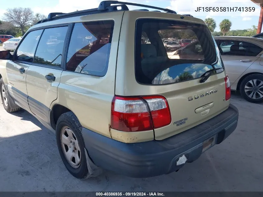 JF1SF63581H741359 2001 Subaru Forester L