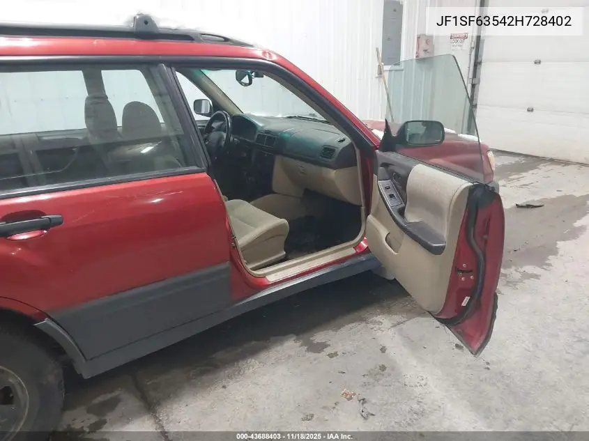 JF1SF63542H728402 2002 Subaru Forester L