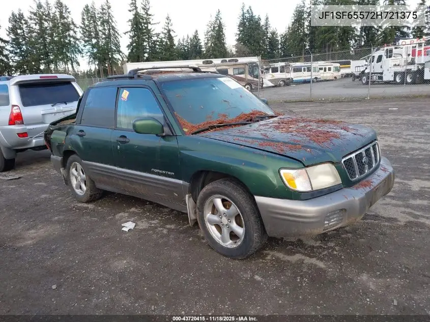 JF1SF65572H721375 2002 Subaru Forester S
