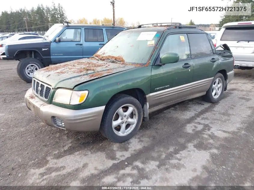 JF1SF65572H721375 2002 Subaru Forester S