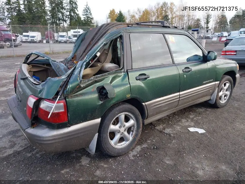 JF1SF65572H721375 2002 Subaru Forester S