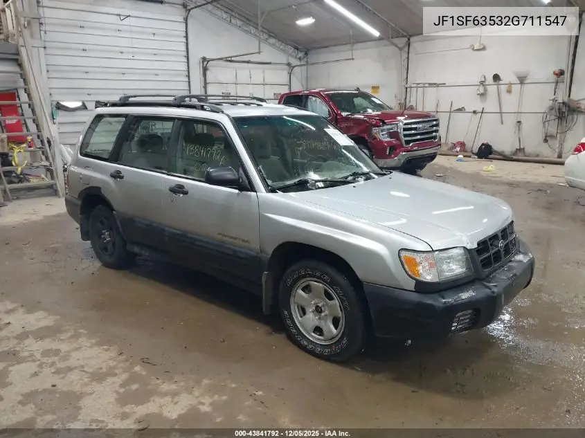 JF1SF63532G711547 2002 Subaru Forester L