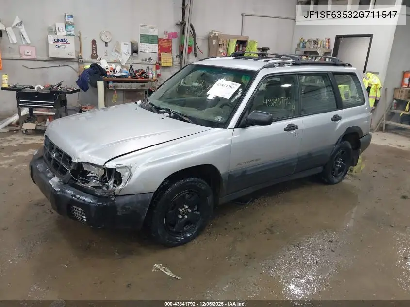 JF1SF63532G711547 2002 Subaru Forester L