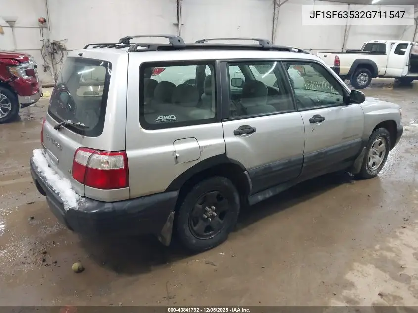 JF1SF63532G711547 2002 Subaru Forester L