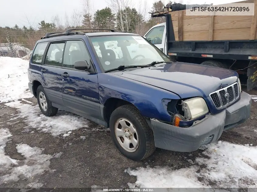 JF1SF63542H720896 2002 Subaru Forester L
