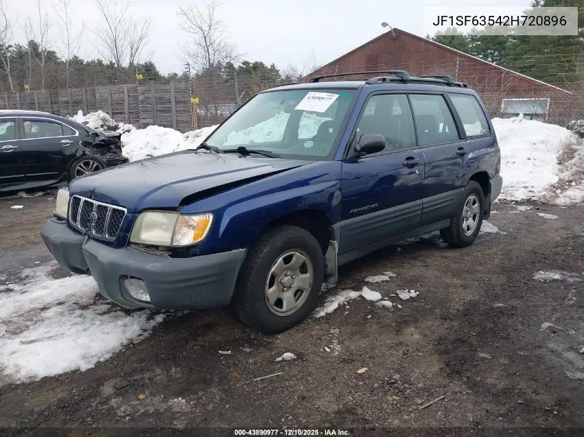 JF1SF63542H720896 2002 Subaru Forester L
