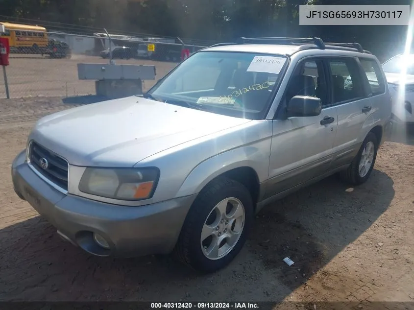 2003 Subaru Forester Xs VIN: JF1SG65693H730117 Lot: 40312420