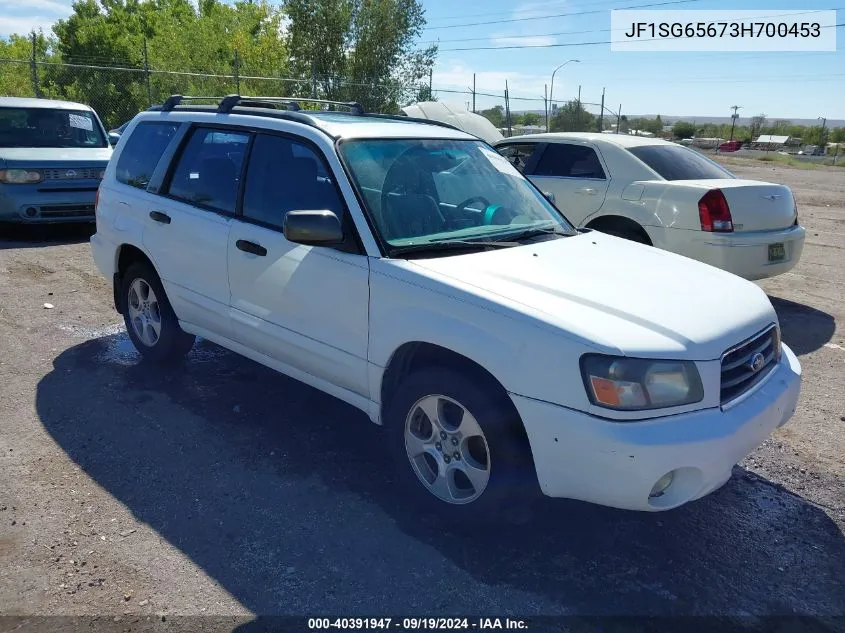 2003 Subaru Forester Xs VIN: JF1SG65673H700453 Lot: 40391947