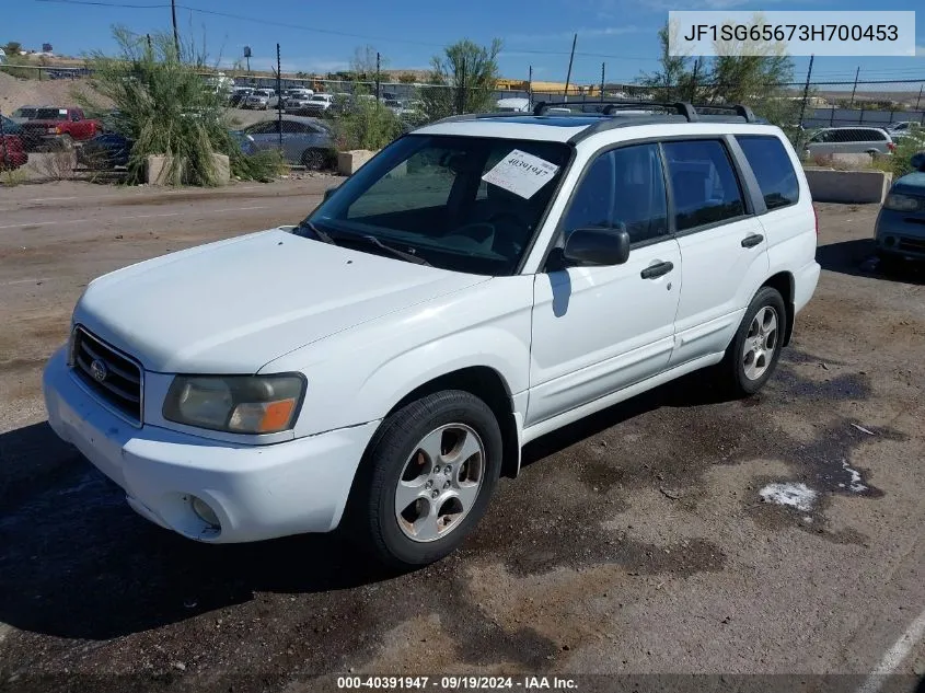 2003 Subaru Forester Xs VIN: JF1SG65673H700453 Lot: 40391947