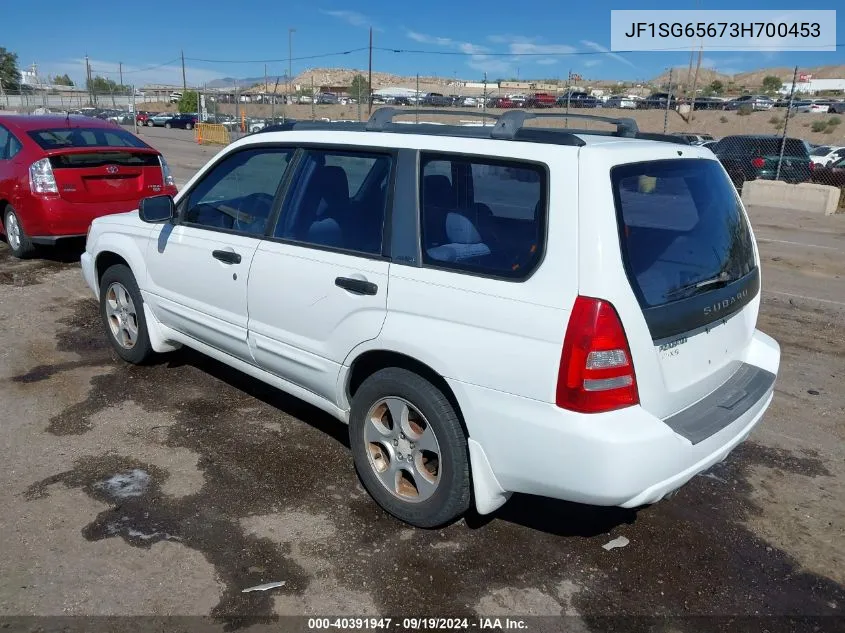 2003 Subaru Forester Xs VIN: JF1SG65673H700453 Lot: 40391947