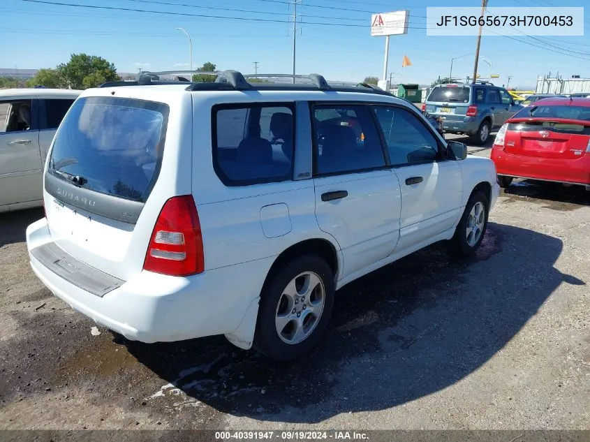 2003 Subaru Forester Xs VIN: JF1SG65673H700453 Lot: 40391947