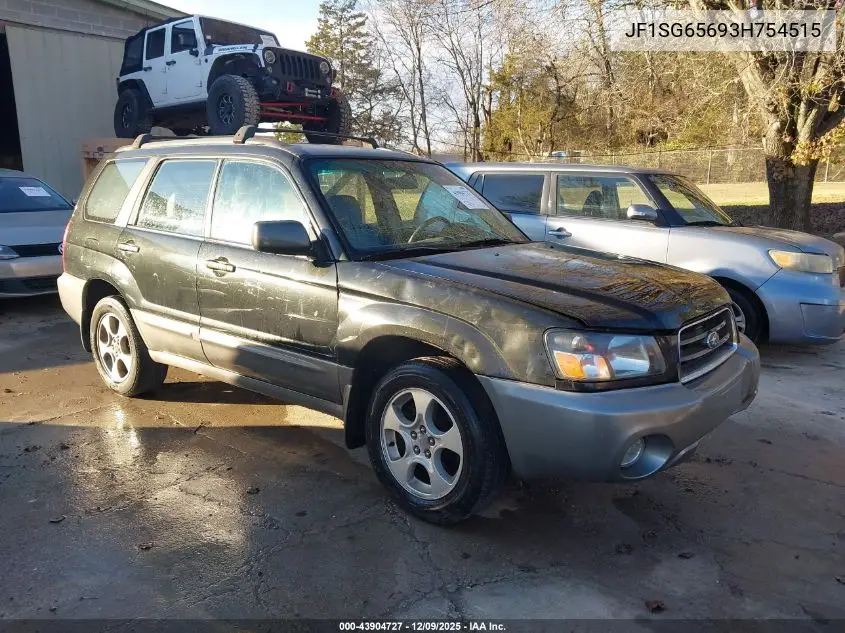 JF1SG65693H754515 2003 Subaru Forester Xs