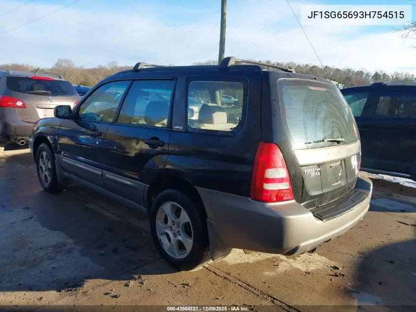 JF1SG65693H754515 2003 Subaru Forester Xs