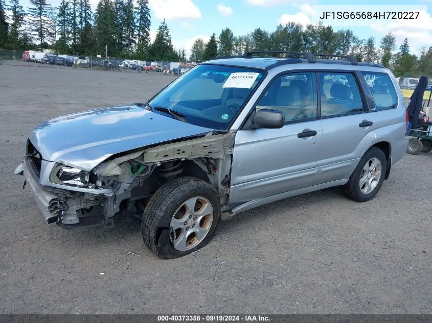 JF1SG65684H720227 2004 Subaru Forester 2.5Xs