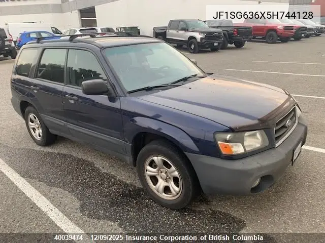 JF1SG636X5H744128 2005 Subaru Forester 2.5X
