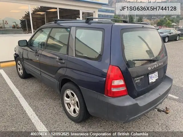 JF1SG636X5H744128 2005 Subaru Forester 2.5X
