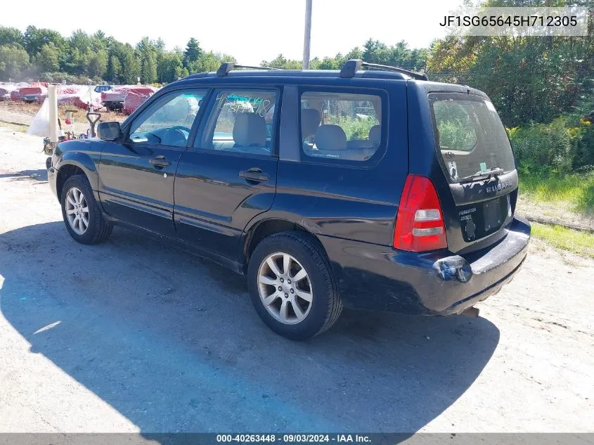 2005 Subaru Forester 2.5Xs VIN: JF1SG65645H712305 Lot: 40263448