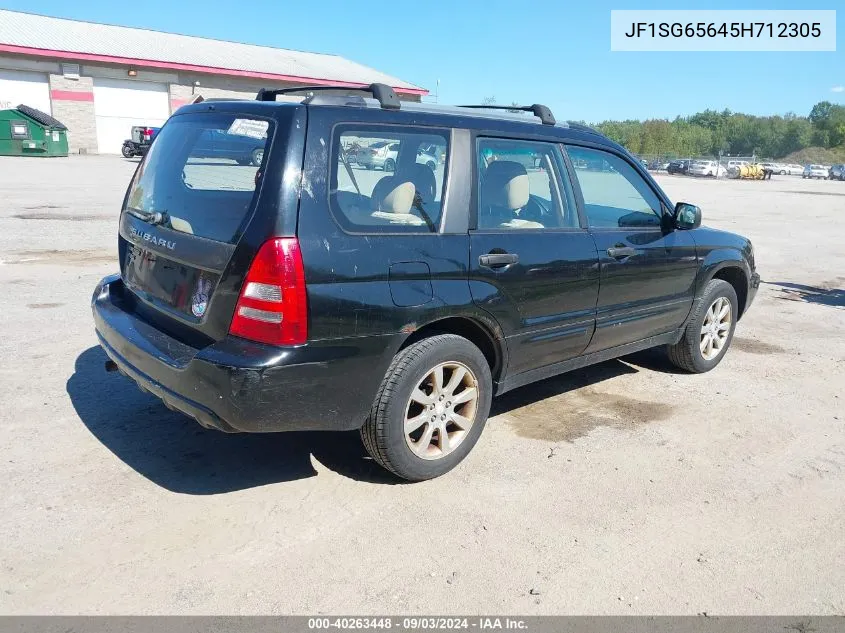 2005 Subaru Forester 2.5Xs VIN: JF1SG65645H712305 Lot: 40263448