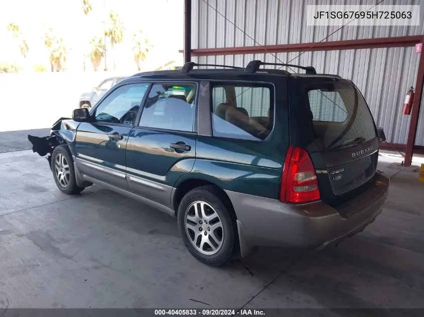 2005 Subaru Forester 2.5Xs L.l. Bean VIN: JF1SG67695H725063 Lot: 40405833