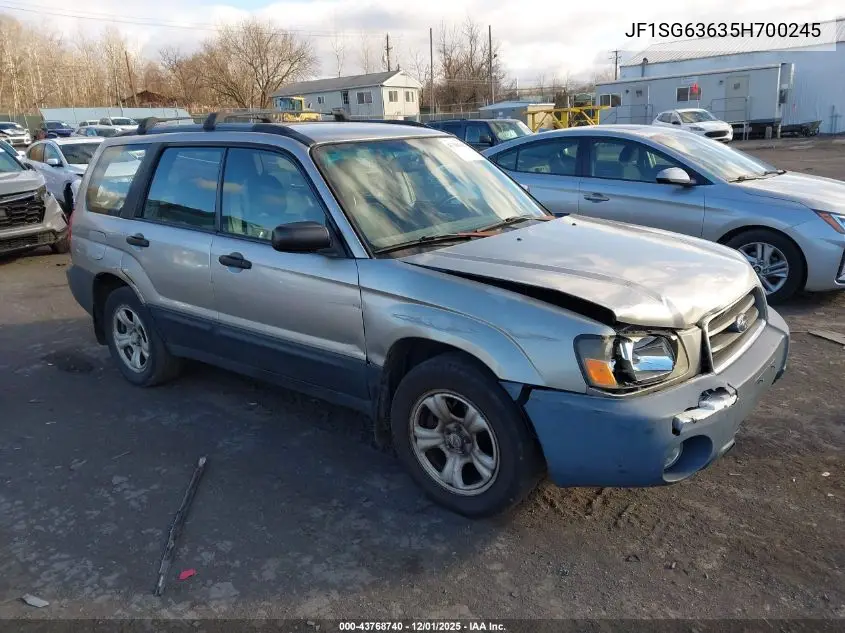 JF1SG63635H700245 2005 Subaru Forester 2.5X