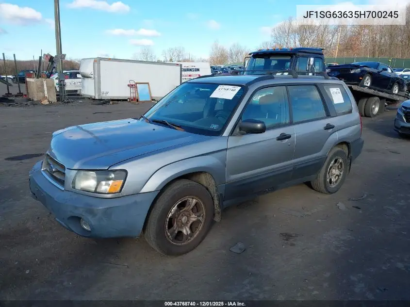 JF1SG63635H700245 2005 Subaru Forester 2.5X