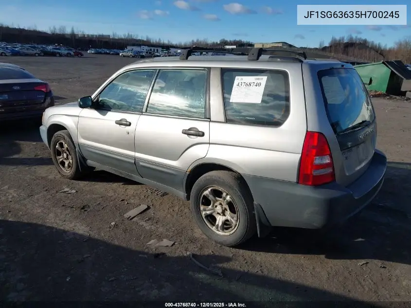 JF1SG63635H700245 2005 Subaru Forester 2.5X