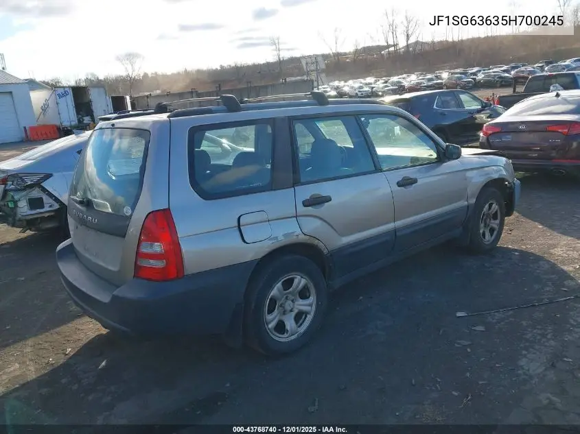 JF1SG63635H700245 2005 Subaru Forester 2.5X
