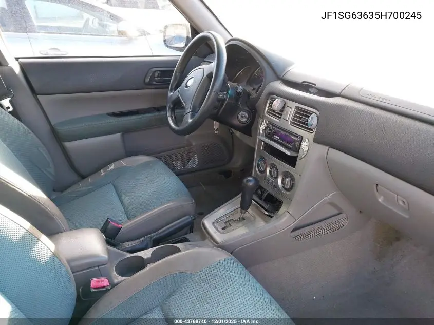 JF1SG63635H700245 2005 Subaru Forester 2.5X