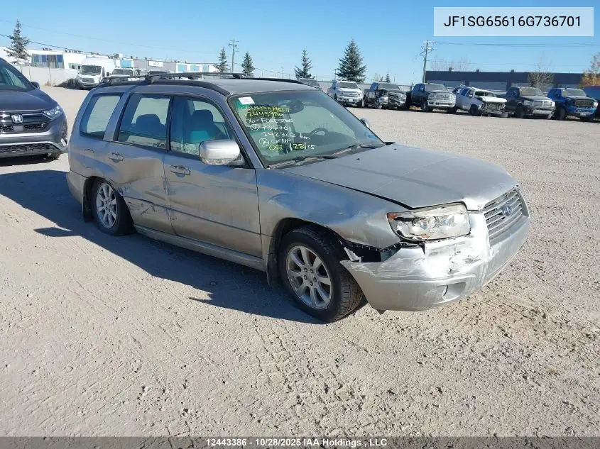 JF1SG65616G736701 2006 Subaru Forester Xs