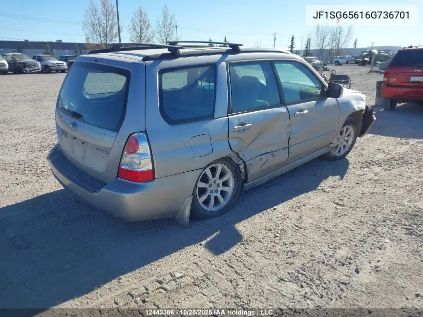 JF1SG65616G736701 2006 Subaru Forester Xs