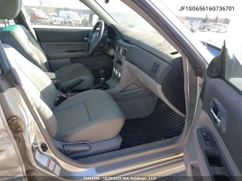 JF1SG65616G736701 2006 Subaru Forester Xs