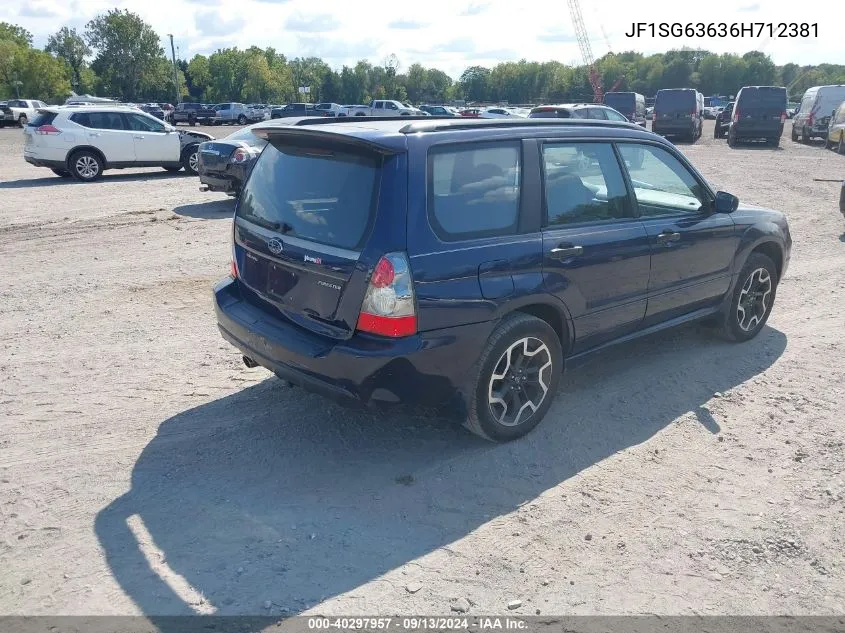 JF1SG63636H712381 2006 Subaru Forester 2.5X