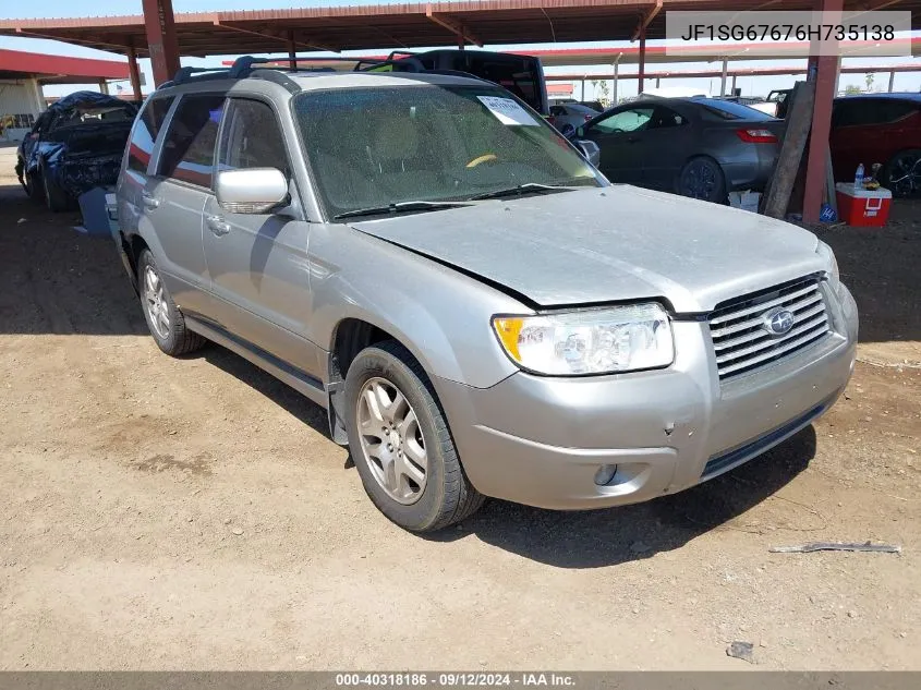 2006 Subaru Forester 2.5X L.l. Bean Edition VIN: JF1SG67676H735138 Lot: 40318186