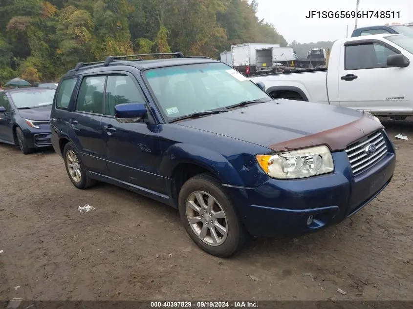 2006 Subaru Forester 2.5X VIN: JF1SG65696H748511 Lot: 40397829