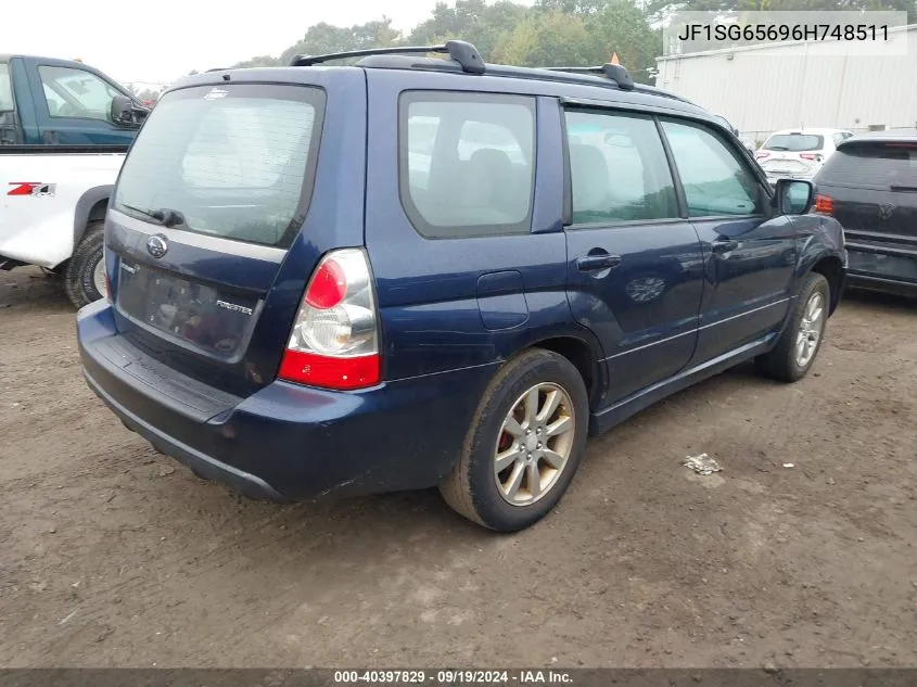 2006 Subaru Forester 2.5X VIN: JF1SG65696H748511 Lot: 40397829